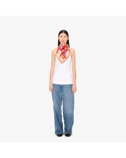 Carre 100 Rio 52% Soie 48% ModalPink/Rose Taille 100X100 Cm