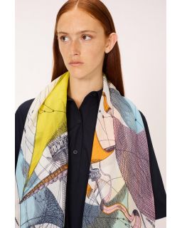 Etole 100 Des Rives Et Des Reves 100% Coton Multico Taille 100X190 Cm