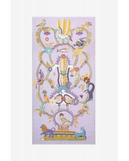 Etole 100 Diego 100% Lin Lavande Taille 100X190 Cm