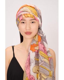 Etole 100 Editions 80% Coton 20% Soie Nude Taille 100X190 Cm