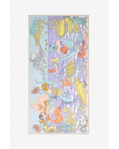 Etole 100 Fantastique 100% Coton Pastel Taille 100X190 Cm