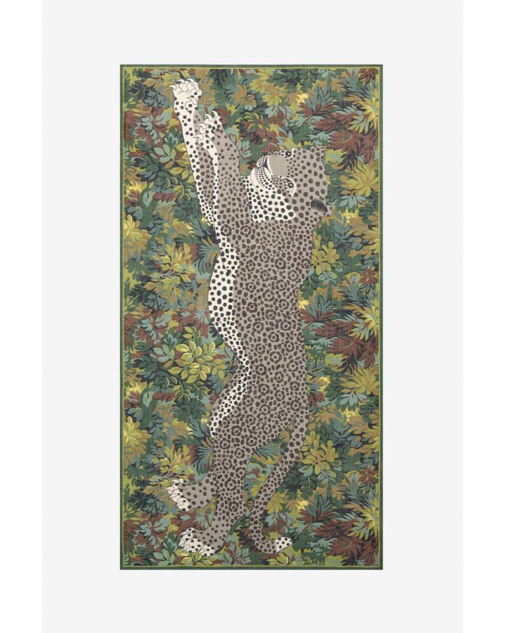 Etole 100 Mike 100% Coton Kaki Taille 100X190 Cm