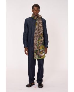 Etole 100 Mike 100% Coton Kaki Taille 100X190 Cm