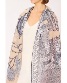 Etole 100 Mirage 100% Coton Naturel Taille 100X190 Cm