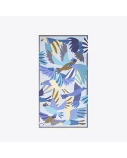 Etole 100 Voyage 100% Coton Bleu Taille 100X190 Cm