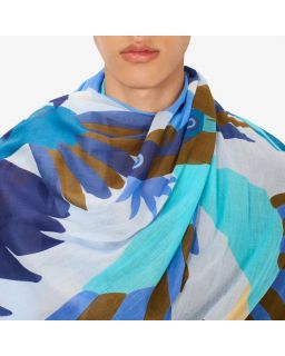 Etole 100 Voyage 100% Coton Bleu Taille 100X190 Cm