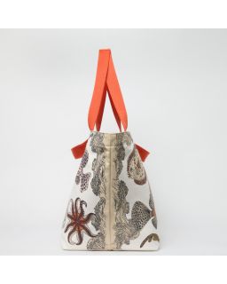 Carrier Cabas Poseidon Naturel Corps 100% Coton Anse 100% Polyester Finitions 10