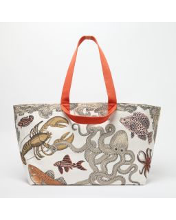 Carrier Cabas Poseidon Naturel Corps 100% Coton Anse 100% Polyester Finitions 10