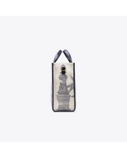 Sac Nomade Piranesi Nuit Corps 100% Coton Anse 100% Cuir Finitions 100% Cuir Tai