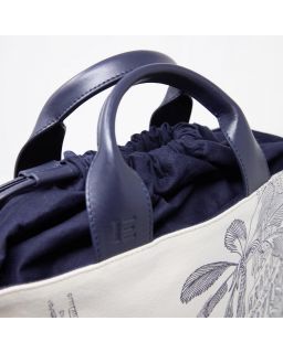 Sac Nomade Piranesi Nuit Corps 100% Coton Anse 100% Cuir Finitions 100% Cuir Tai