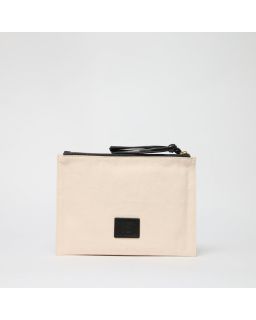 Embroidered Pochette Brodee Botanique Powder/Poudre Corps 100% Coton Finitions 1
