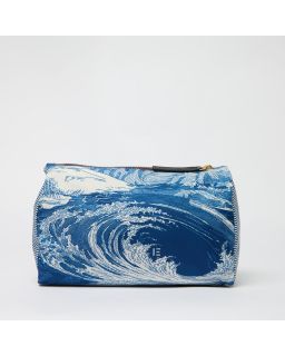 Trousse S Balthazar Bleu Marine Corps 100% Polyester Finitions 100% Cuir Taille