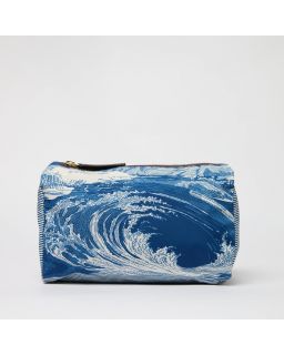 Trousse S Balthazar Bleu Marine Corps 100% Polyester Finitions 100% Cuir Taille