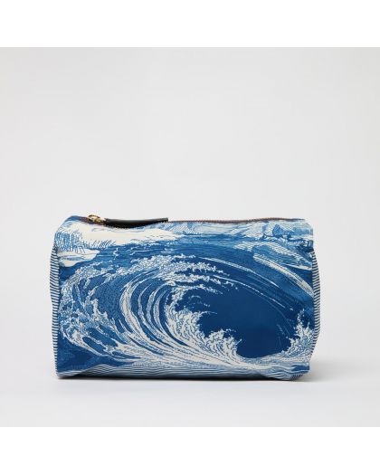 Trousse S Balthazar Bleu Marine Corps 100% Polyester Finitions 100% Cuir Taille