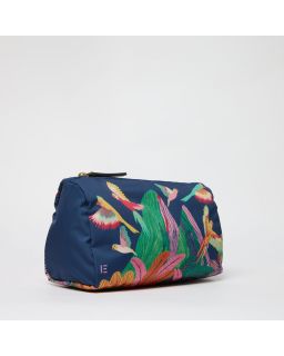 Trousse S Rio Bleu Marine Corps 100% Polyester Finitions 100% Cuir Taille 22.5X1