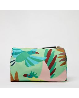 Trousse S Voyage Multico Corps 100% Polyester Finitions 100% Cuir Taille 22.5X14