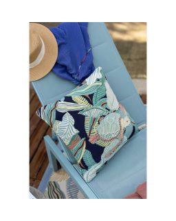 Dori, Coussin Dori Outdoor, Lagon, 100% Polypropylene, Taille 45X45X0Cm