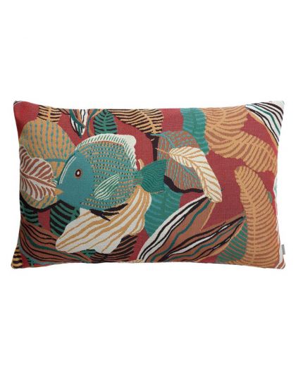 Dori, Coussin Dori Outdoor, Papaye, 100% Polypropylene, Taille 65X40X0Cm