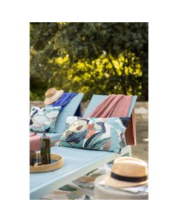 Dori, Coussin Dori Outdoor, Lagon, 100% Polypropylene, Taille 65X40X0Cm