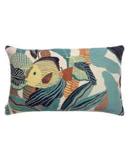 Dori, Coussin Dori Outdoor, Lagon, 100% Polypropylene, Taille 65X40X0Cm