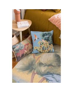 Lola, Coussin Brode Lola, Multico, Housse 100%Coton Doublure 100%Polyester, Tail