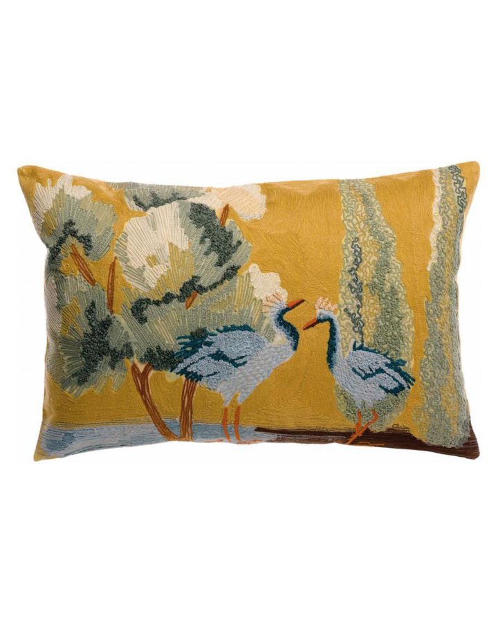 Lola, Coussin Brode Lola, Multico, Housse 100%Coton Doublure 100%Polyester, Tail