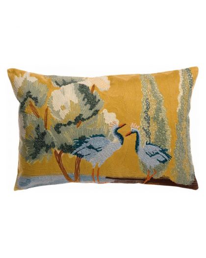Lola, Coussin Brode Lola, Multico, Housse 100%Coton Doublure 100%Polyester, Tail