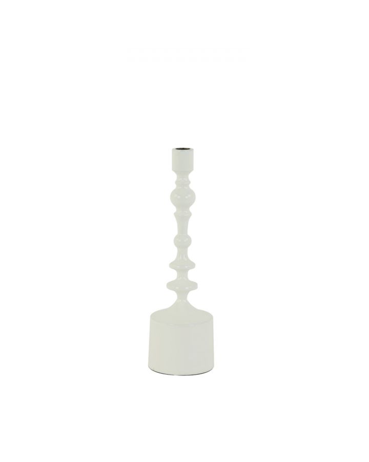 Chandelier Ø10X34 Cm Sheva Blanc Brillant