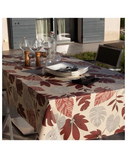 Nappe Plastifie Borneo Picante 250X150 Cm