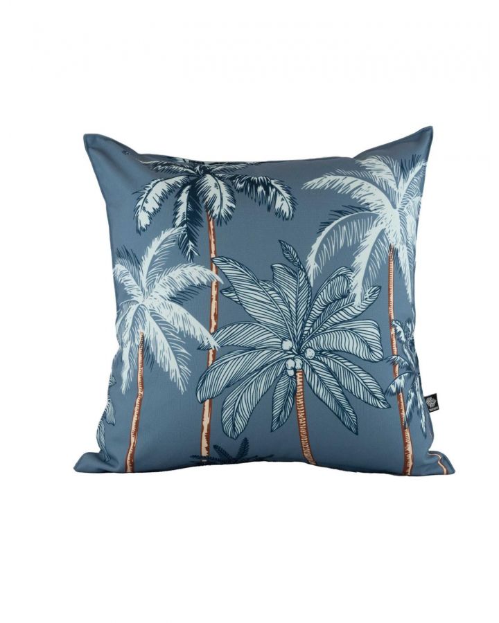 Coussin PalmiersBlue Stone 45X45 Cm