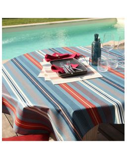 Nappe Plastifiee St Jean De Luz Brique 300X150 Cm
