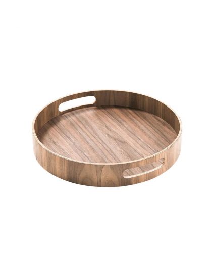 Plateau Rond Ø40cm Brun Taille M