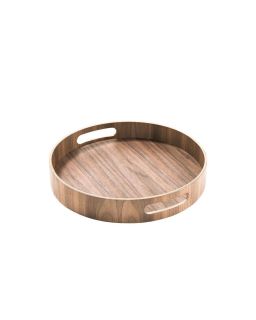 Plateau Rond Ø35cm Brun Taille S
