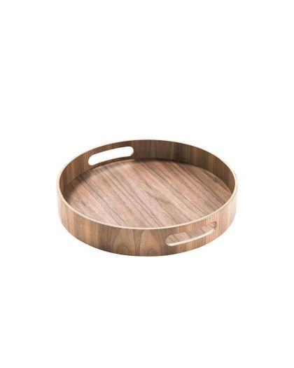 Plateau Rond Ø35cm Brun Taille S