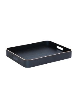 Plateau Rectangulaire 50x38cm Noir Taille M