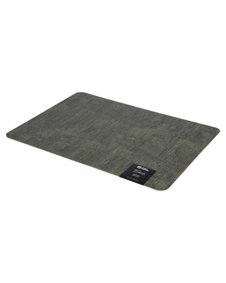 Set de Table Fabrik Rect Vert Marron
