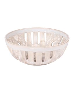 Corbeille Tressee Ø24cm Beige