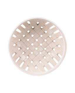 Corbeille Tressee Ø24cm Beige