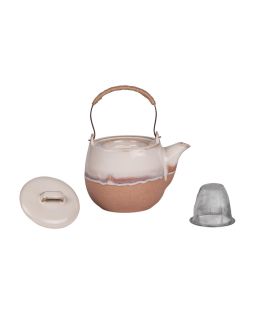Coffret Theiere 0,8L + 4 Goblets Sand Camel