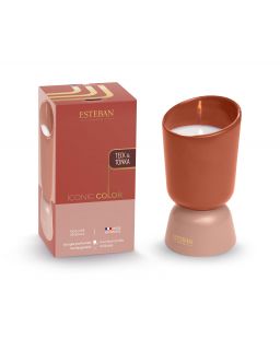 Bougie Parfumee Iconic Color Rechargeable 220G Teck Et Tonka