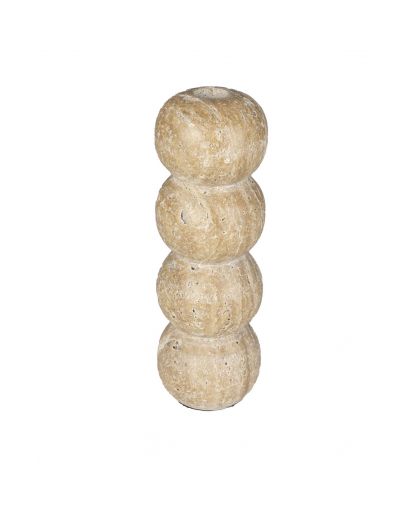 Candle Holder Rome Travertin