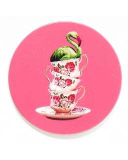 Set De 4 Dessous-De-Verre En Céramique Flamingtea
