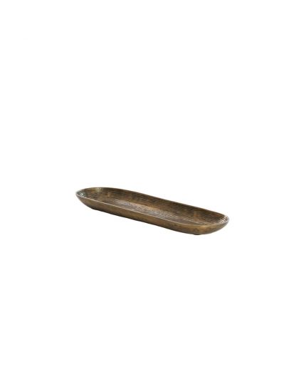 Plat 50X16X4 Cm Boira Bronze Antique