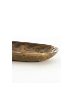 Plat 50X16X4 Cm Boira Bronze Antique