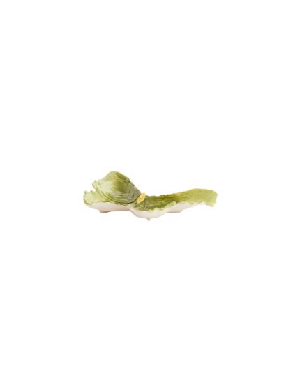 Plat 21X16X3 Cm Butterfly Vert Clair-Vert