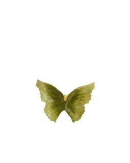 Plat 21X16X3 Cm Butterfly Vert Clair-Vert