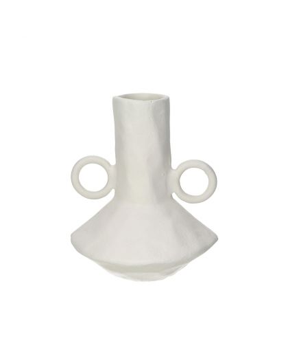 Trulli Vase Aluminium Ø17,5 X H 21 Cm Blanc Cassé