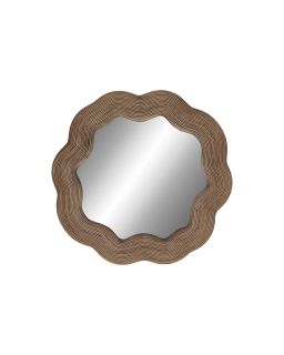  Reflet Miroir Rotin / Mdf Ø50 X W 2,5 Cm Naturel