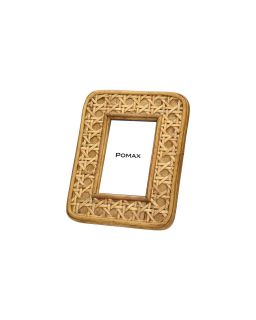  Imagine Cadre À Pfotp Rotin / Mdf L 19 X W 2,5 X H 24 Cm Naturel