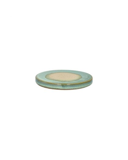  Shiso Dessous De Verre Grès Ø11 X H 1,5 Cm Aqua